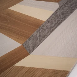 Dry Inlaid Rectangular Polychrome Coffee Table