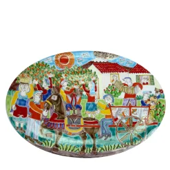 DS Oval Plate Musical Merriment