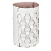 Dubai oyster and rose leather Waste Basket