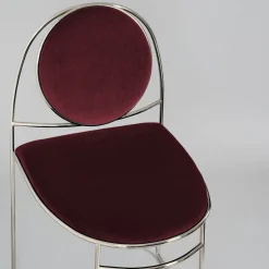 Ducale BZ Chrome and Red Chair