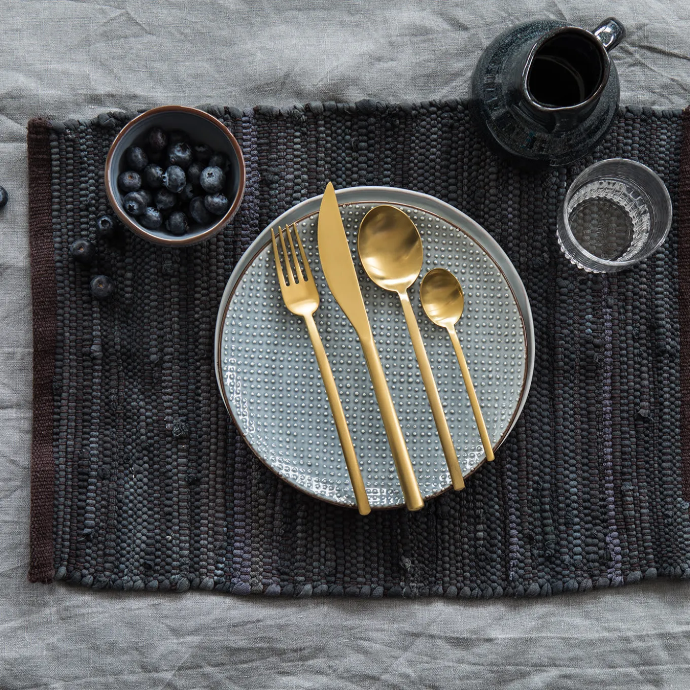 Due Ice Oro 5-Piece Flatware Set