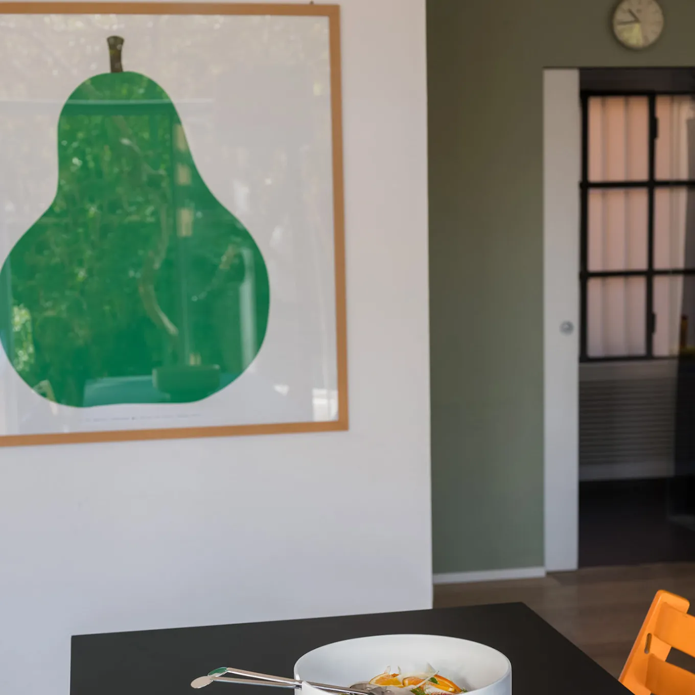 Due, la Pera Silkscreen Print by Enzo Mari