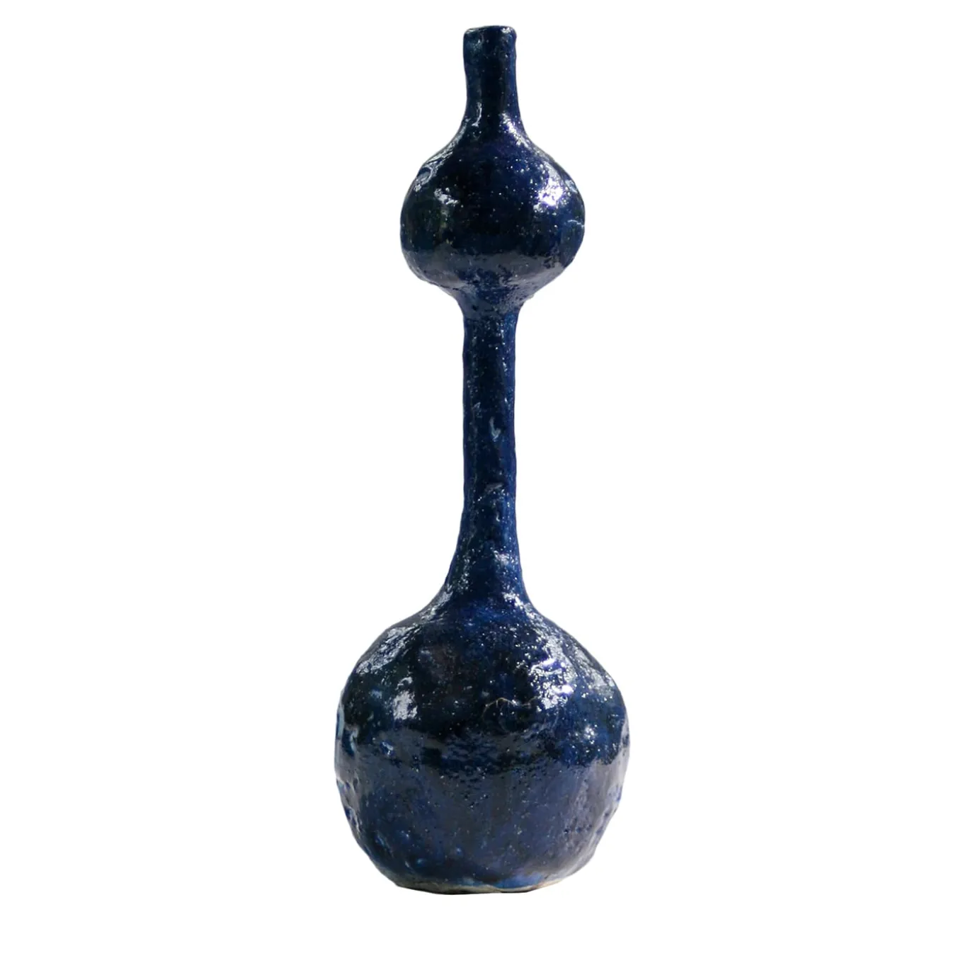Due Palle Blue Bud Vase