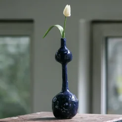 Due Palle Blue Bud Vase