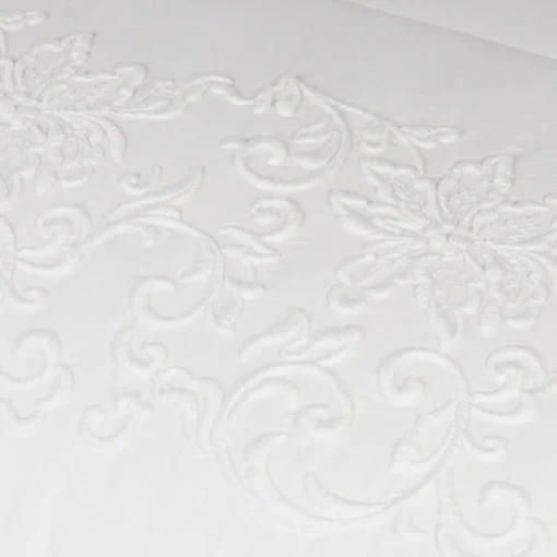 Dune Merveille Ivory Embroidered Quilt