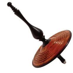 Ebony and Bubinga Spinning Top