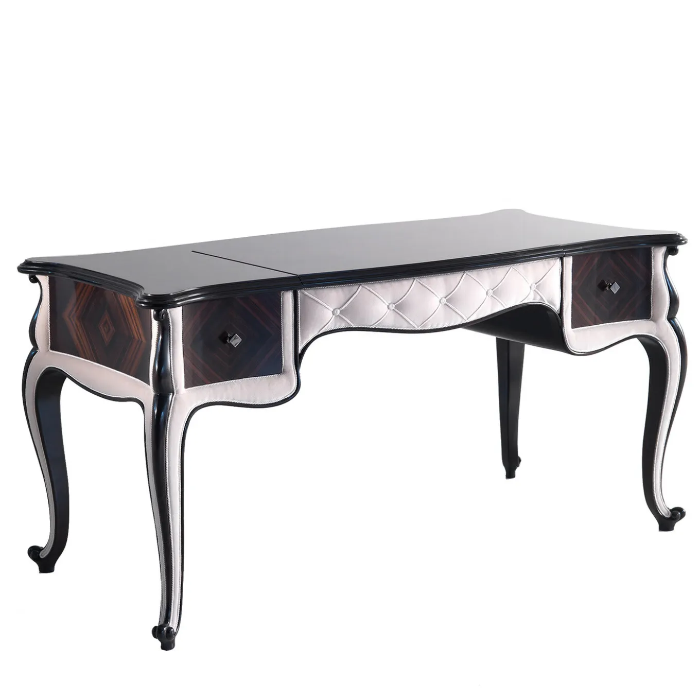 Ebony and Cherry Vanity Table