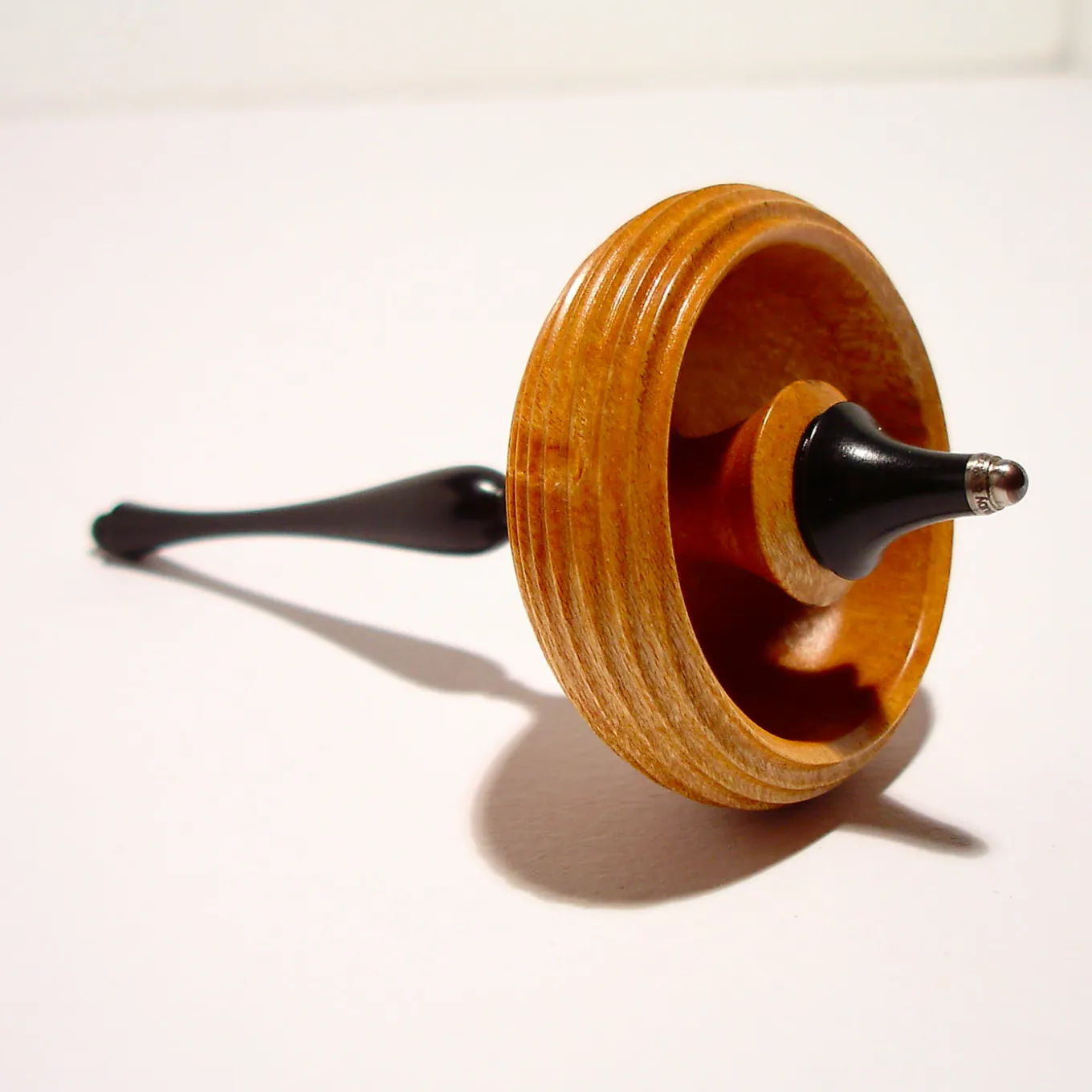 Ebony and Maple Spinning Top #2