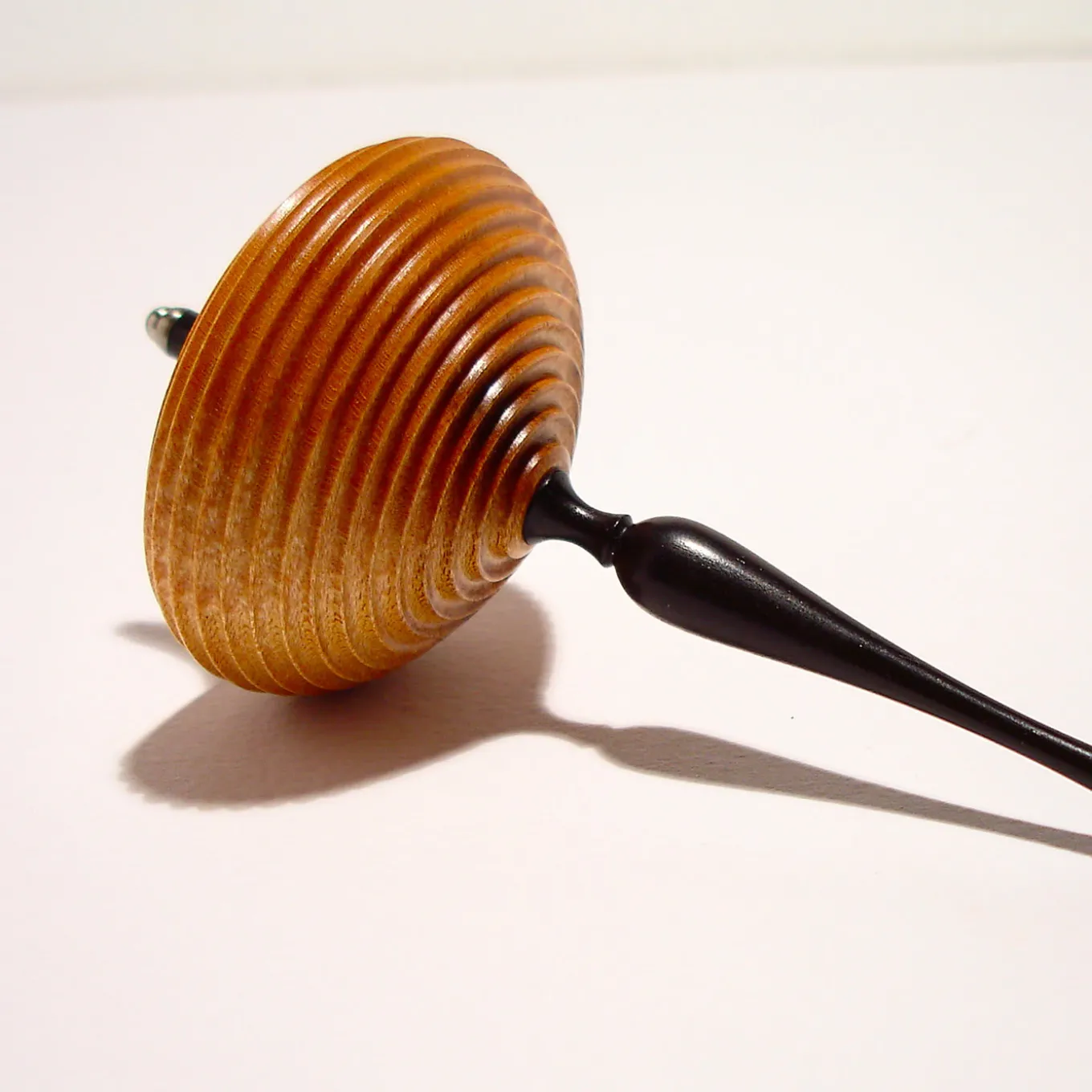 Ebony and Maple Spinning Top #2