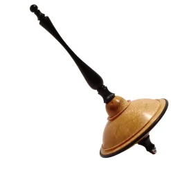 Ebony and Maple Spinning Top #1