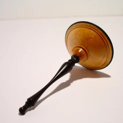 Ebony and Maple Spinning Top #1