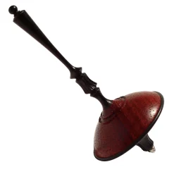 Ebony and Padauk Spinning Top