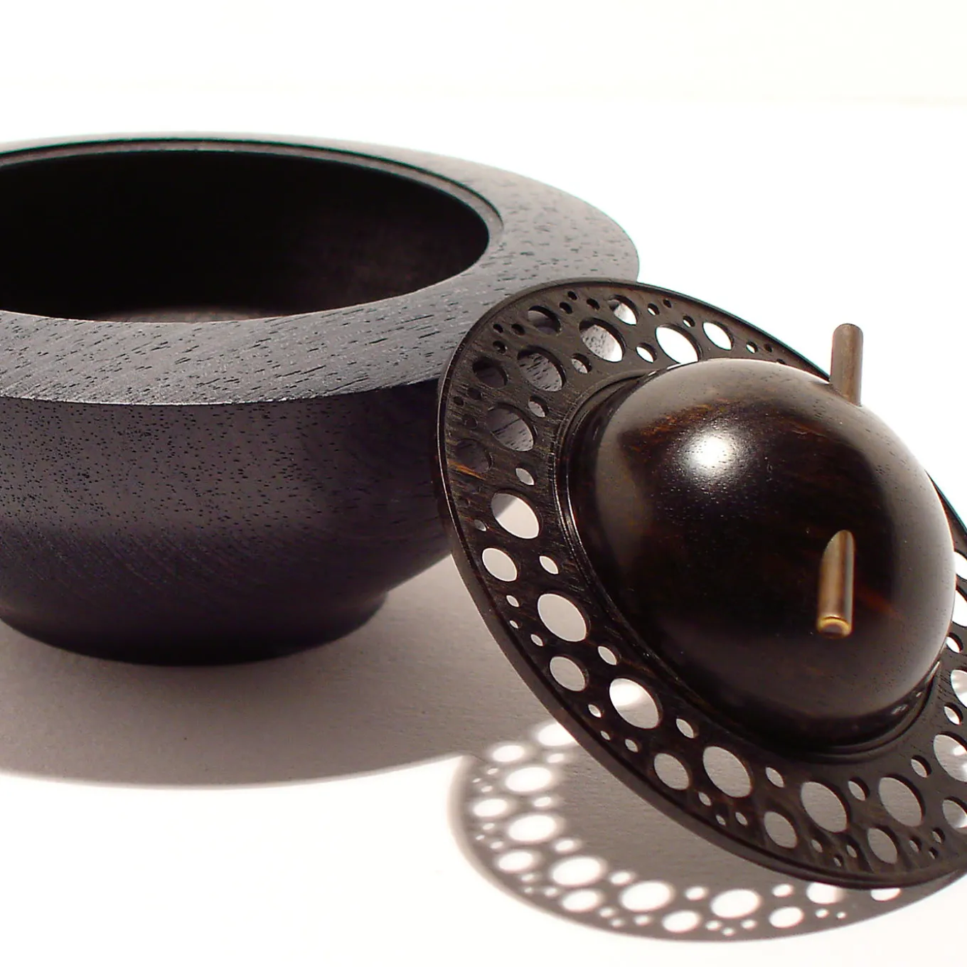 Ebony Potpourri Holder