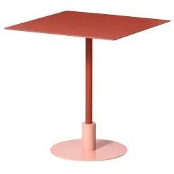 Echo Square Pink & Red Table by Gabbertas Studio