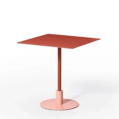 Echo Square Pink & Red Table by Gabbertas Studio