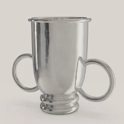 Echo V1 Small Silver Pewter Wine Basket