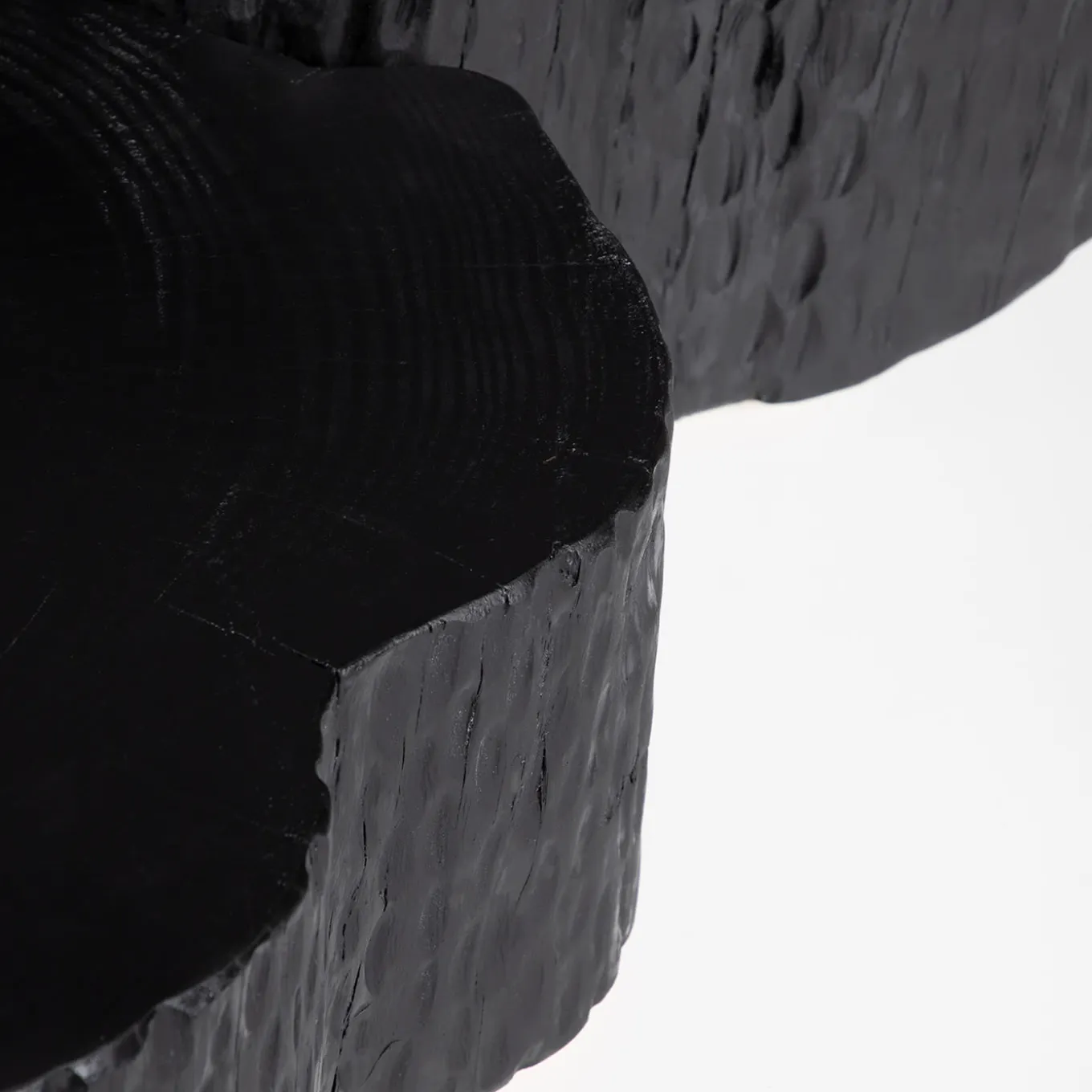 Eclipse Set of 2 Carved Black Coffee Tables