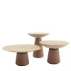 Eclisse Set of 3 Resin Outdoor Coffee Tables
