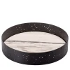 Eclittica White Carrara Round Tray
