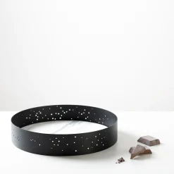 Eclittica White Carrara Round Tray