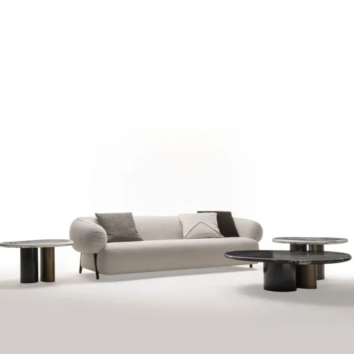ED/50 000 Carol 3-Seater White Sofa