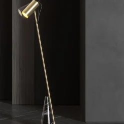 Ed027 Brass Floor Lamp