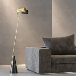 Ed027 Brass Floor Lamp