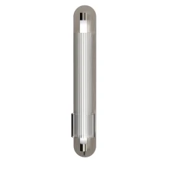 ed062 tube Silver Wall Sconce