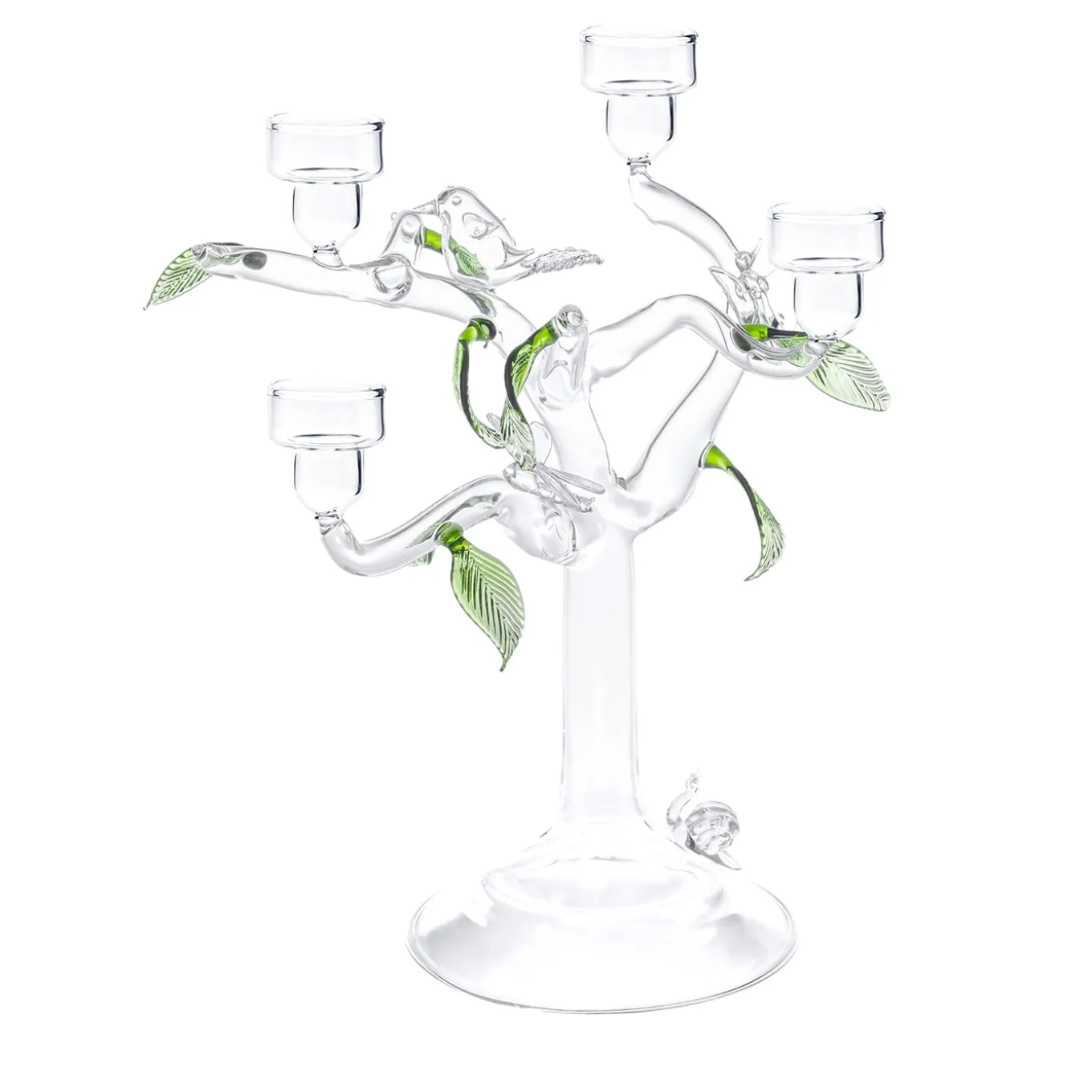 Eden Medium Glass Candleholder