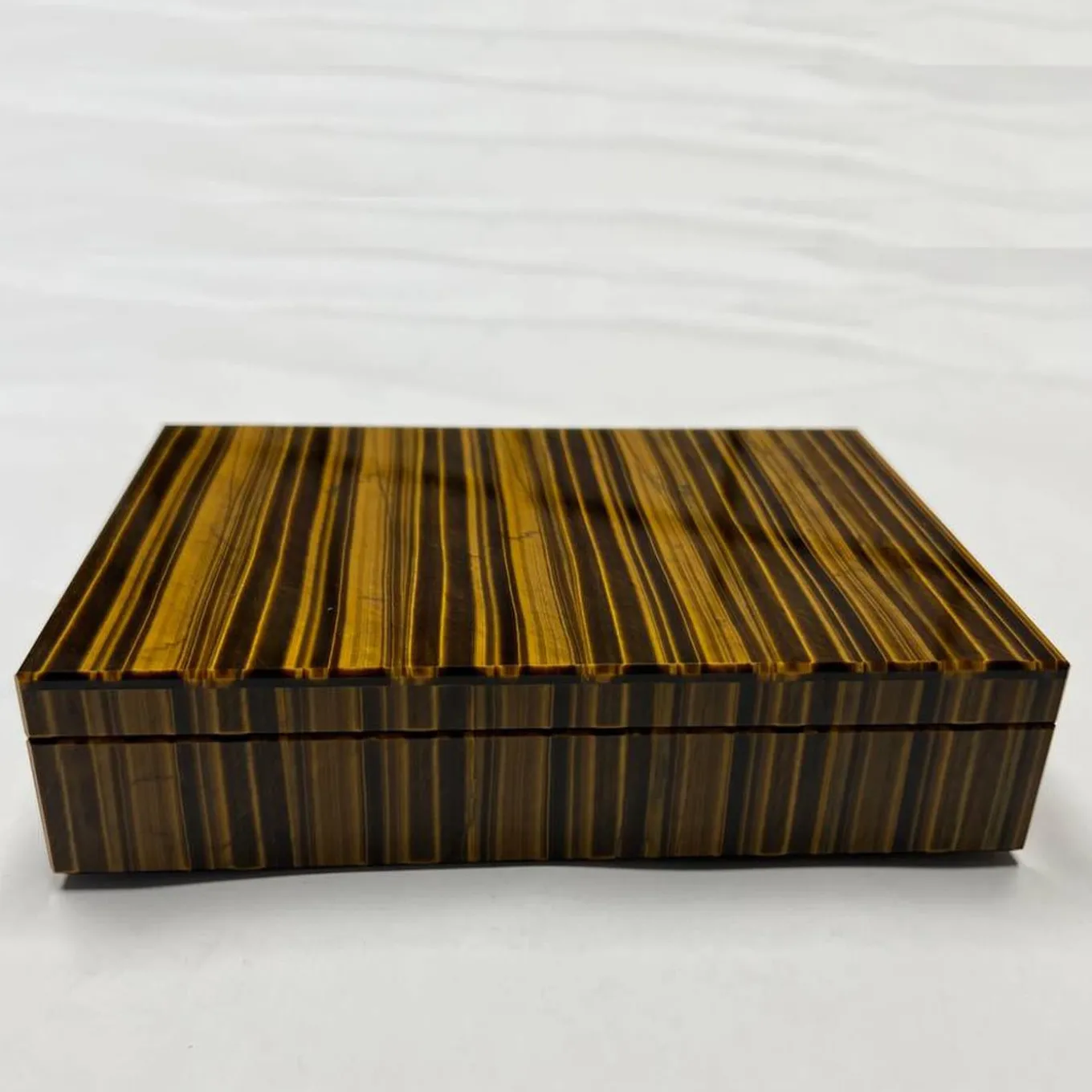 Edfu Tiger-eye Jewelry Box