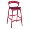 Edith Red Stool by Massimo Broglio