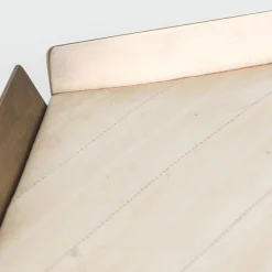 Eel Cream Nuance Leather And Light Burnished Brass Vide Poche