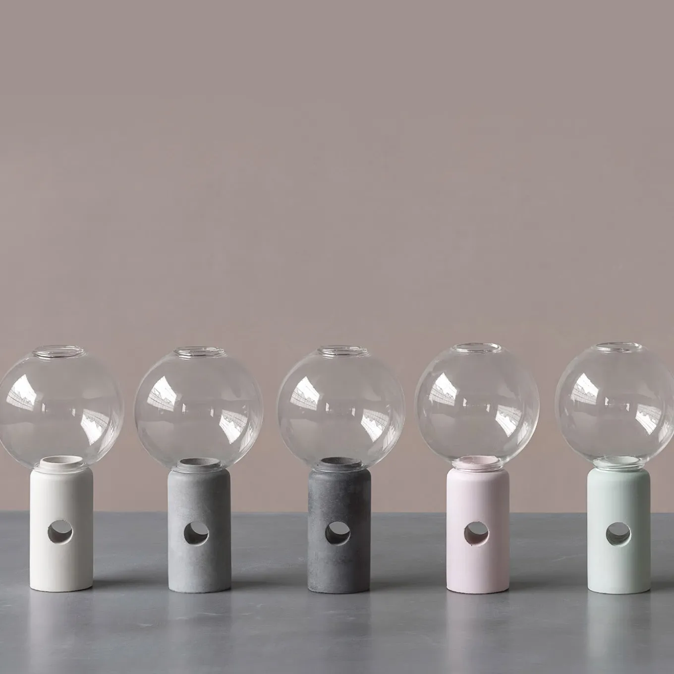 Efesto Salvia Green Candle Holder