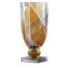 Egeria Small Gold Crystal Decorative Vase