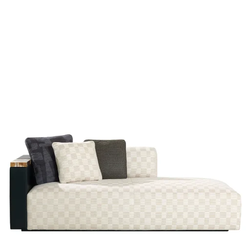 Egon Discipline and aida leather Chaise Longue