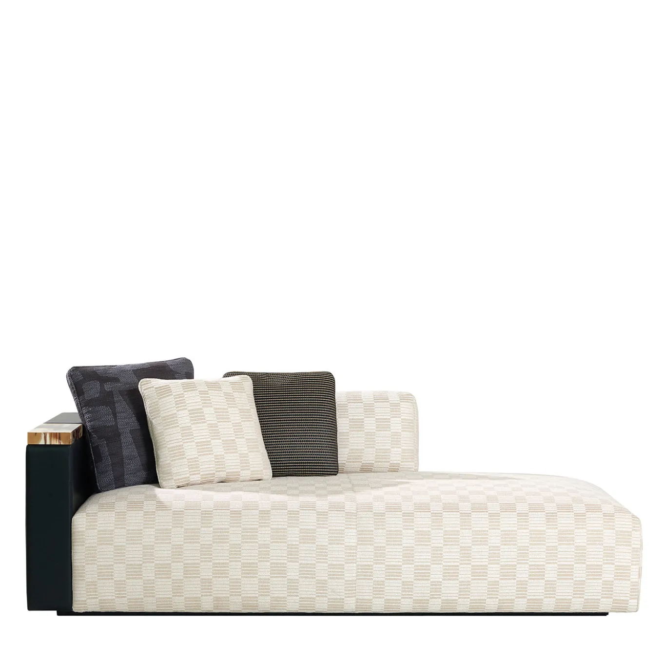 Egon Discipline and aida leather Chaise Longue