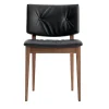 Eileen Small Brown & Black Chair by Werther Toffoloni