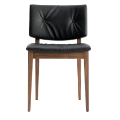 Eileen Small Brown & Black Chair by Werther Toffoloni
