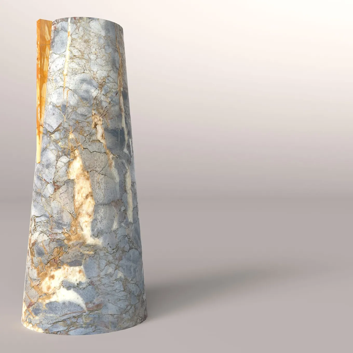 Elara Breccia di Versailles & Yellow Siena Vase