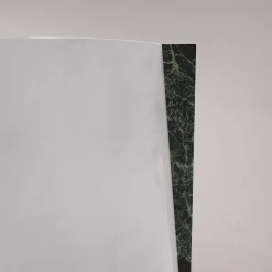 Elara White Carrara & Verde Alpi Vase