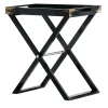 Elba Black Serving Table