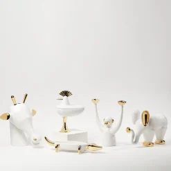 Elio White Sculpture Bookend