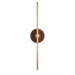 Elite Stick Polished brass and Tiger Eye Wall Sconce