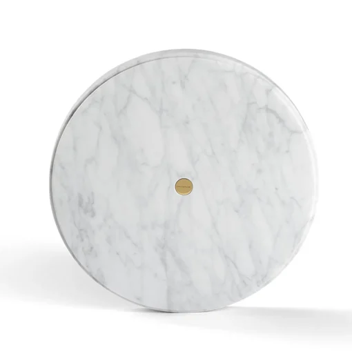 Ellipse Carrara Marble Fruit Bowl