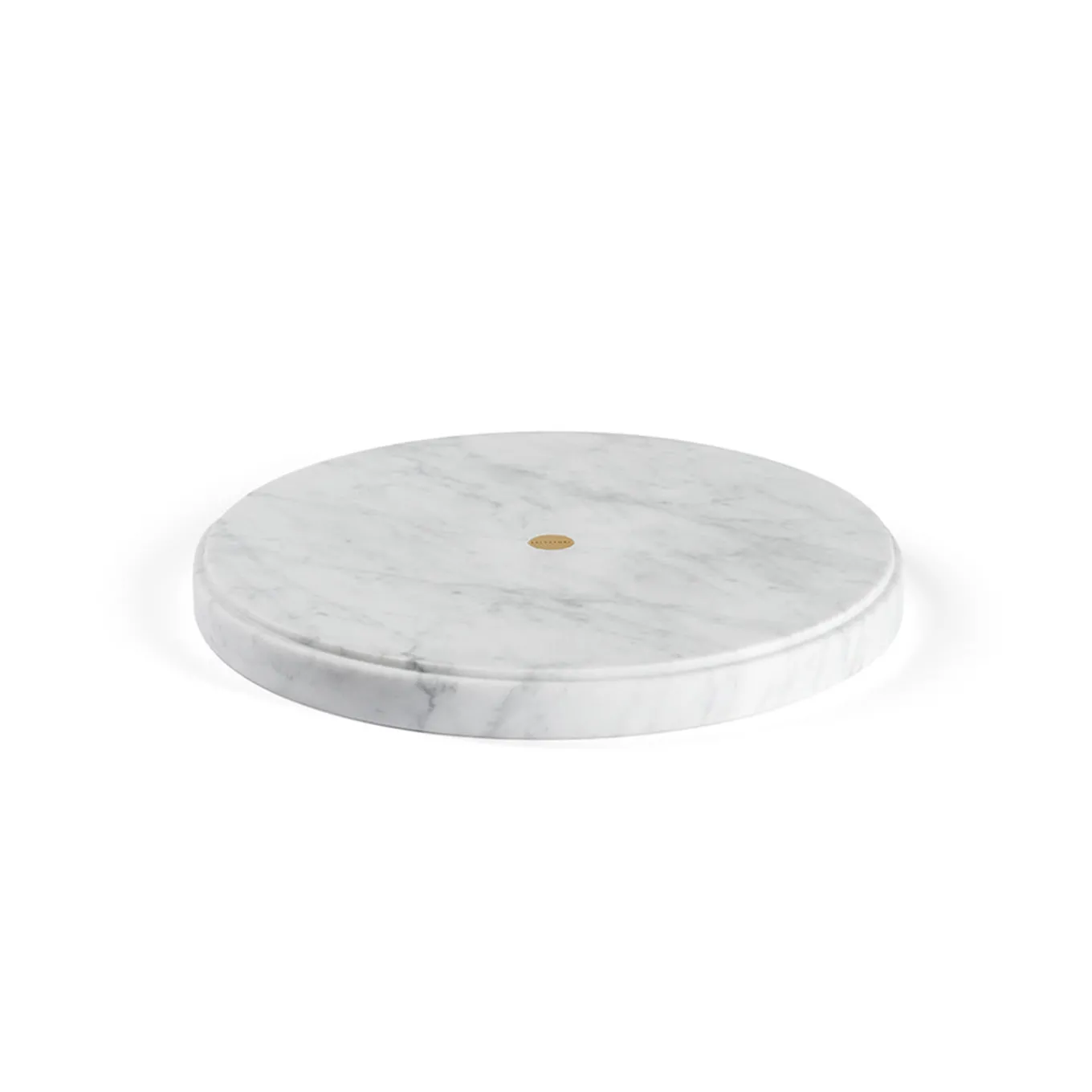 Ellipse Carrara Marble Platter