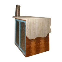 Elmer Colorful Kitchen Island