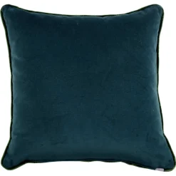 Emerald Carré Cushion in jacquard fabric