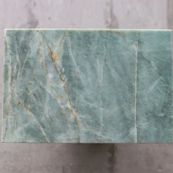Emerald Quartzite Marble Side Table
