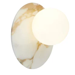 Emma AP White Calacatta Sconce by Contardi Studio