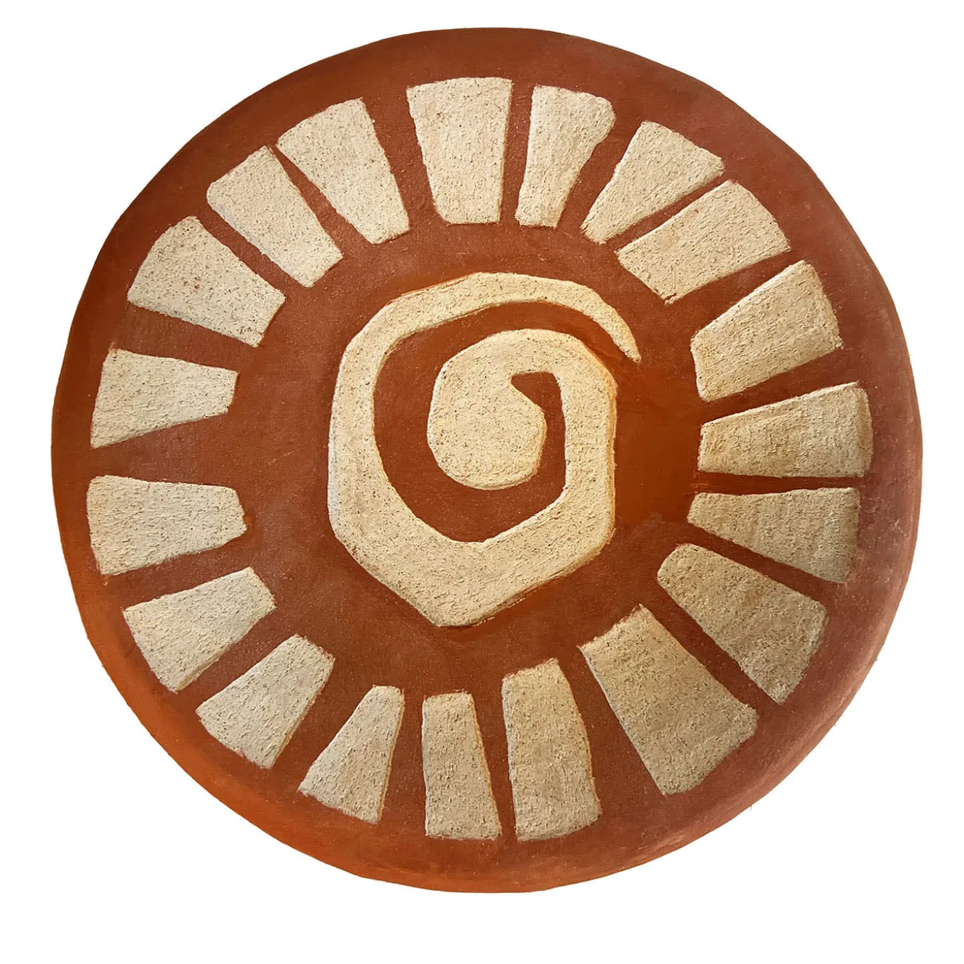 Eng 1 Terra Brown Ceramic Decorative Plate